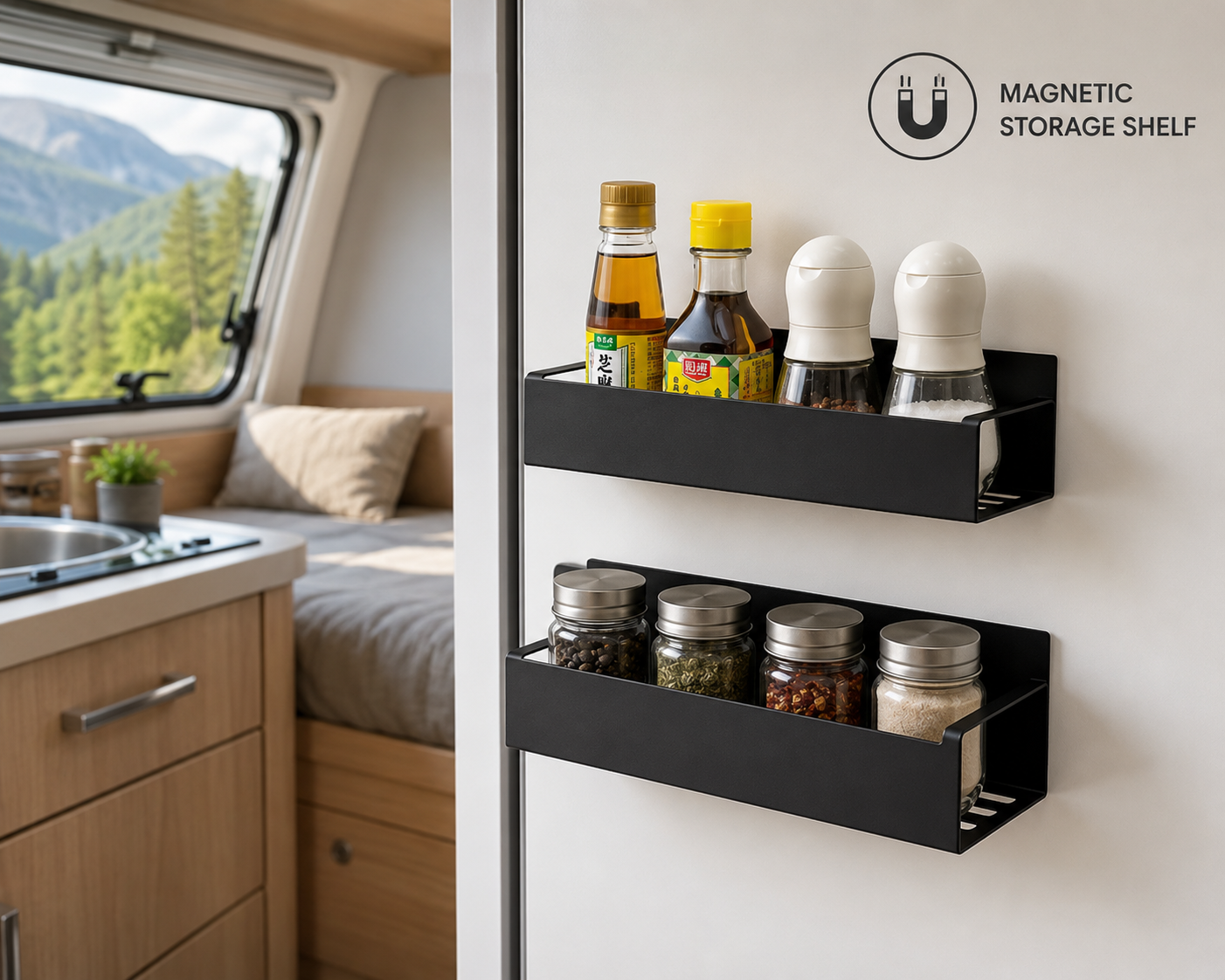 Magnetic Storage Shelf