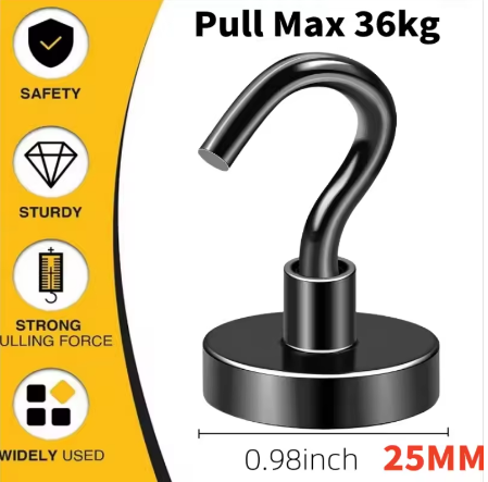 Magnetic Hooks Heavy Duty 4xPCS